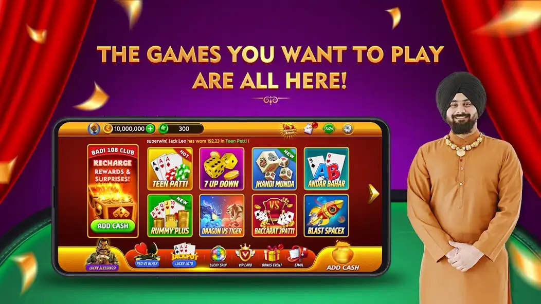 Play Badi Patti -3 Patti Rummy  and enjoy Badi Patti -3 Patti Rummy with UptoPlay