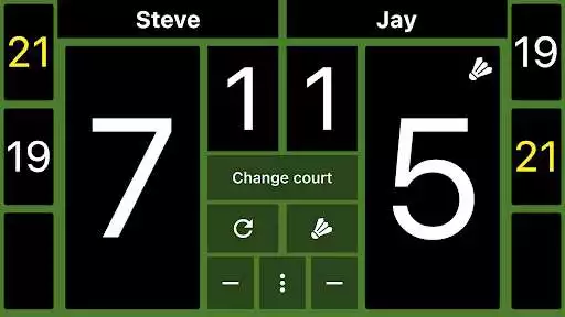 Play Badminton Scoreboard as an online game Badminton Scoreboard with UptoPlay