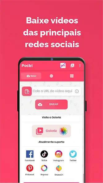 Play Baixe vídeos das Redes Sociais  and enjoy Baixe vídeos das Redes Sociais with UptoPlay