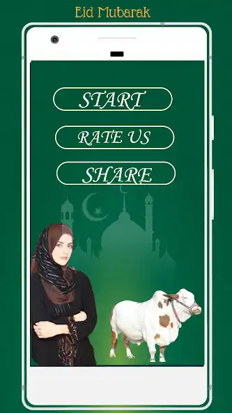 Play Bakra Eid Profile Picture Dp Maker 2019 as an online game Bakra Eid Profile Picture Dp Maker 2019 with UptoPlay