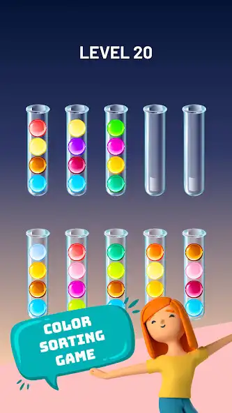 Play Ball Color: Sort Puzzle Game  and enjoy Ball Color: Sort Puzzle Game with UptoPlay