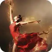 Free play online Ballerina on fire LWP APK