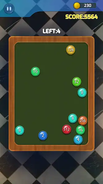 Play Ball Merge 2048 as an online game Ball Merge 2048 with UptoPlay