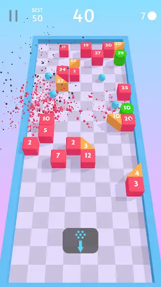 Play Balls Bricks Breaker Fun 3D as an online game Balls Bricks Breaker Fun 3D with UptoPlay