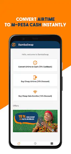 Play BambaSwap - Airtime to MPesa  and enjoy BambaSwap - Airtime to MPesa with UptoPlay