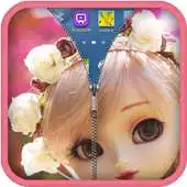 Free play online Barbie Doll Zipper ScreenLock APK