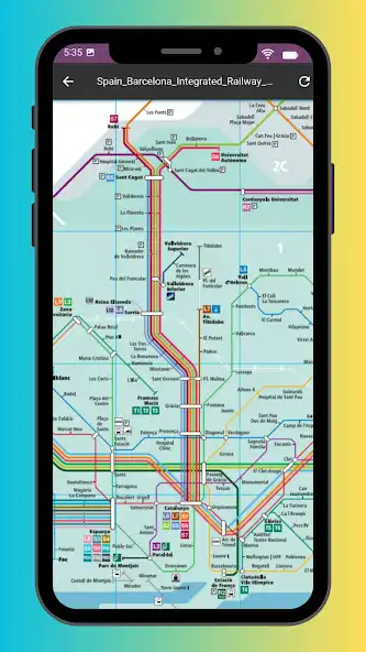 Barcelona Metro Map 2023 online game with UptoPlay