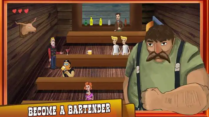 Play Bartender: Visitors invasion