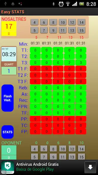 Play Basketball stats