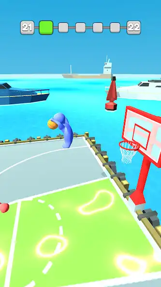 Play Basket Dunk 3D as an online game Basket Dunk 3D with UptoPlay