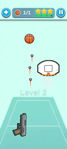 Play BasketGun as an online game BasketGun with UptoPlay