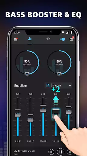 Play APK Bass Booster Equalizer  and enjoy Bass Booster Equalizer with UptoPlay com.bassboosterequalizer.musicequalizersuperloud