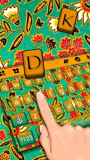 Play Batik Style Keyboard Theme as an online game Batik Style Keyboard Theme with UptoPlay