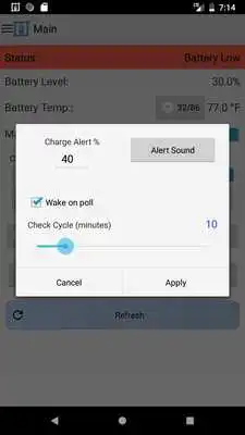 Play Battery Alert 40-80 Lite