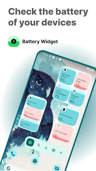 Play Battery Widget - Android 12  and enjoy Battery Widget - Android 12 with UptoPlay