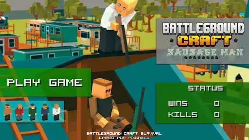 Play Battle Ground Craft : Sausage Man 2021  and enjoy Battle Ground Craft : Sausage Man 2021 with UptoPlay