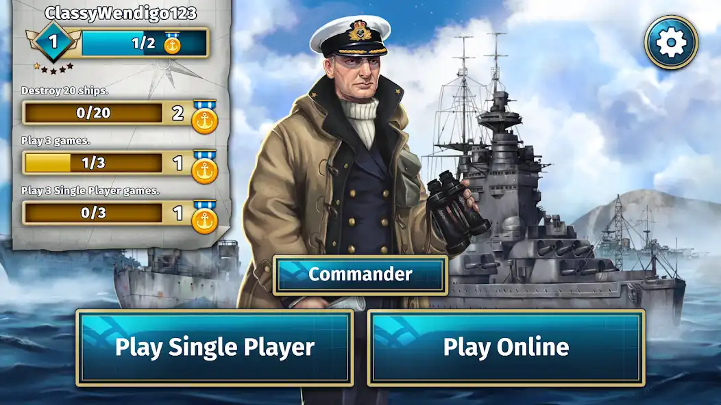 Play BATTLESHIP - Multiplayer Game as an online game BATTLESHIP - Multiplayer Game with UptoPlay