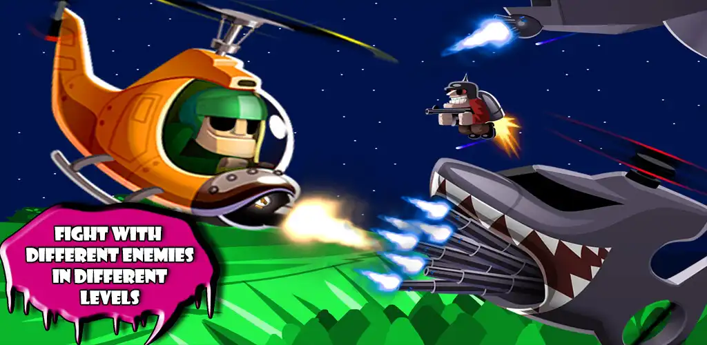 Play Battle Strike: Helicopter 2d as an online game Battle Strike: Helicopter 2d with UptoPlay