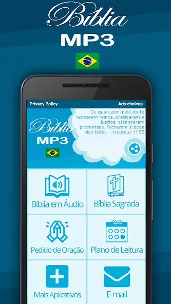 Play Bíblia MP3 Português  and enjoy Bíblia MP3 Português with UptoPlay