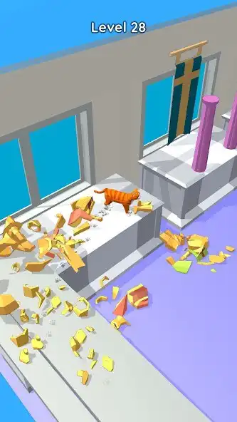 Play Be a Cat - Make a Mess as an online game Be a Cat - Make a Mess with UptoPlay