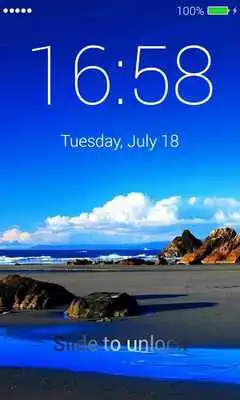 Play Beach App Lock Screen