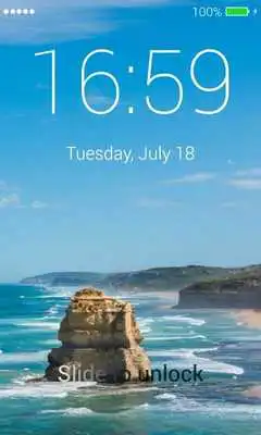 Play Beach App Lock Screen