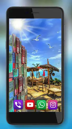 Play Beach Day Live Wallpaper as an online game Beach Day Live Wallpaper with UptoPlay