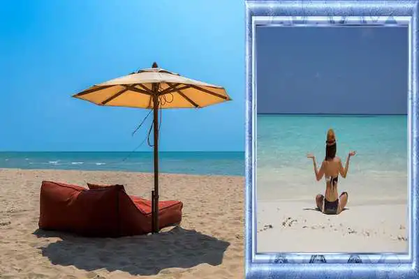 Play Beach Photo Frame Editor