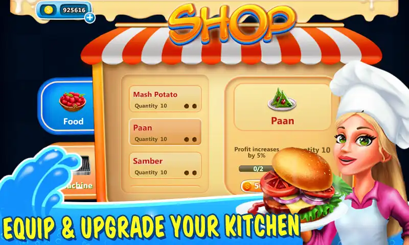 Play Beach Restaurant Master Chef as an online game Beach Restaurant Master Chef with UptoPlay