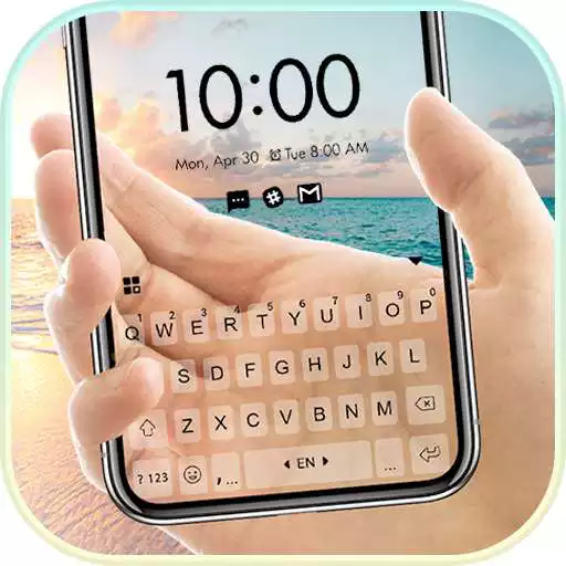 Play Beach Transparent Keyboard Background APK