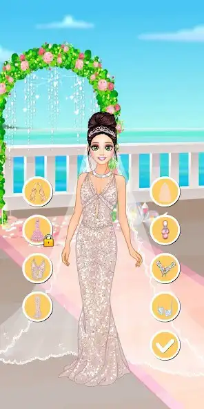 Play Beach Wedding Dress Up as an online game Beach Wedding Dress Up with UptoPlay