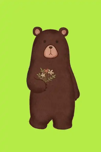 Play Bear Cartoon Wallpaper as an online game Bear Cartoon Wallpaper with UptoPlay