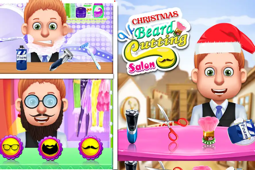 Play Beard Mustache Christmas Games  and enjoy Beard Mustache Christmas Games with UptoPlay