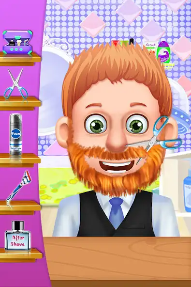 Play Beard Mustache Christmas Games as an online game Beard Mustache Christmas Games with UptoPlay