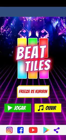 Play Beat Tiles - Freeza vs Kuririn  and enjoy Beat Tiles - Freeza vs Kuririn with UptoPlay