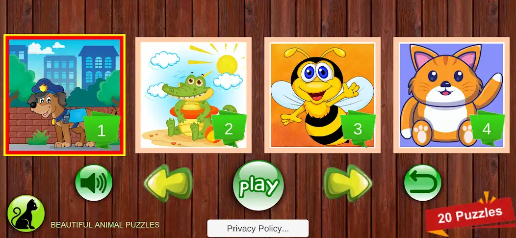 Play Beautiful Animal Puzzles  and enjoy Beautiful Animal Puzzles with UptoPlay