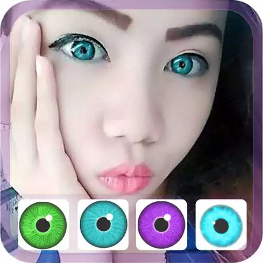 Free play online Beautiful Color Contact Lens APK