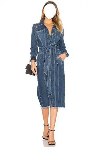 Play Beautiful Denim Dresses Design as an online game Beautiful Denim Dresses Design with UptoPlay