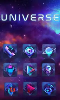 Play Beautiful Universe Launcher Theme