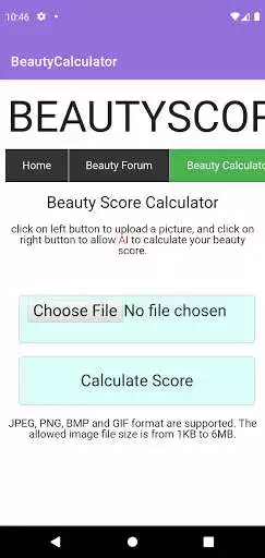 Play Beauty Calculator as an online game Beauty Calculator with UptoPlay