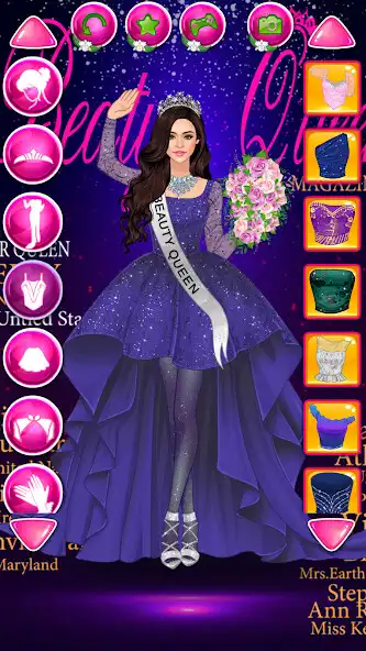 Play Beauty Queen Dress Up Games as an online game Beauty Queen Dress Up Games with UptoPlay