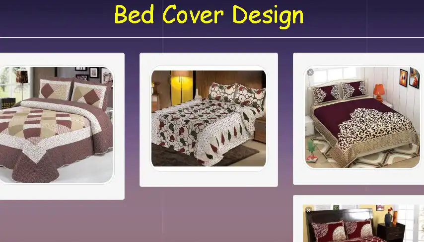 Play Bed Cover Design  and enjoy Bed Cover Design with UptoPlay