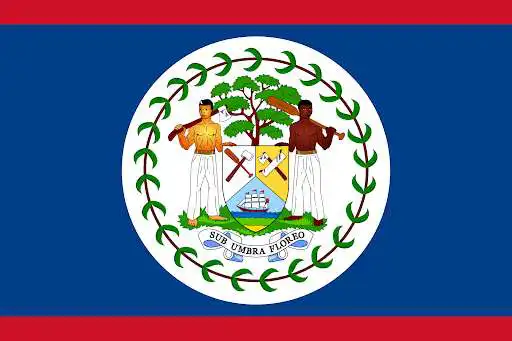 Play Belize flag as an online game Belize flag with UptoPlay