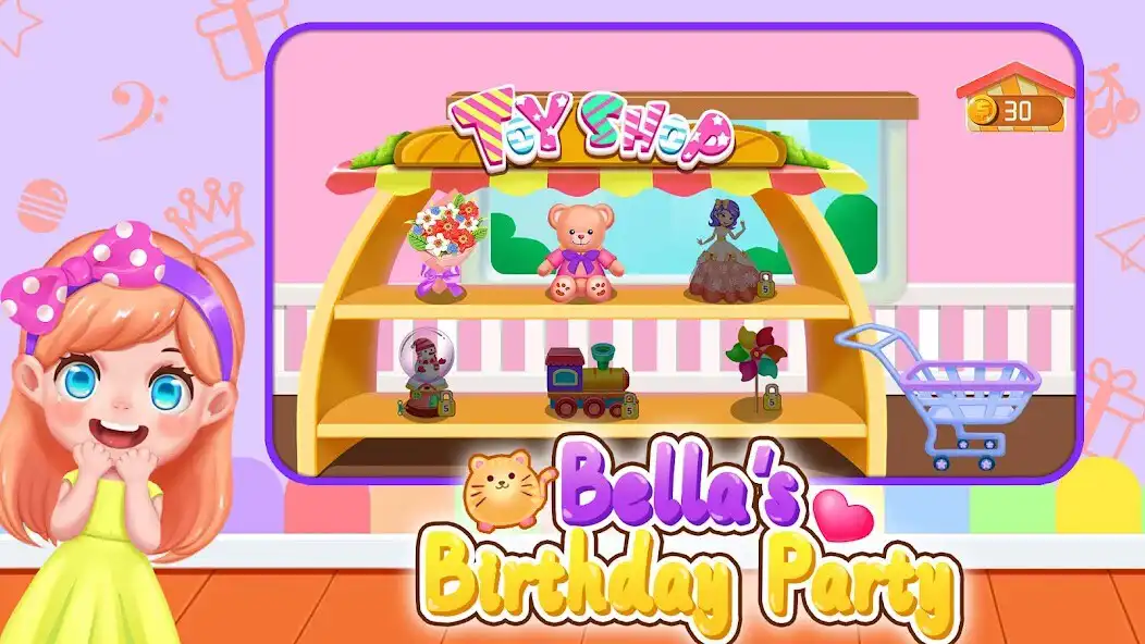 Play Bellas Birthday Party game as an online game Bellas Birthday Party game with UptoPlay