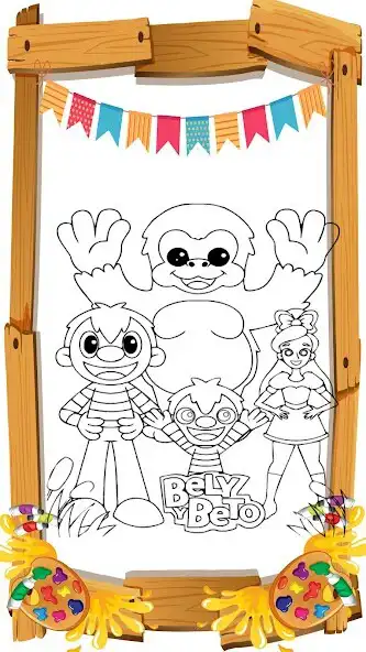 Play Bely y Beto coloring colorear  and enjoy Bely y Beto coloring colorear with UptoPlay