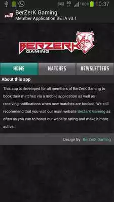 Play BerZerK Gaming - Members App