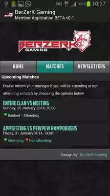 Play BerZerK Gaming - Members App