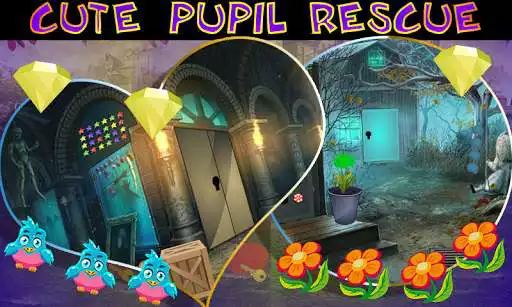 Play Best Escape Game 442 Cute Pupil Rescue Game