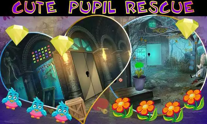 Play Best Escape Game 442 Cute Pupil Rescue Game