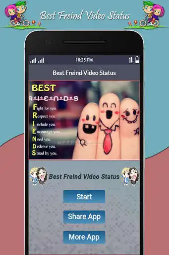 Play APK Best Friend Video Status  and enjoy Best Friend Video Status with UptoPlay com.topvideos.friendshipvideostatus